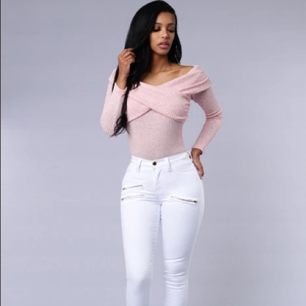 Pink bodysuit